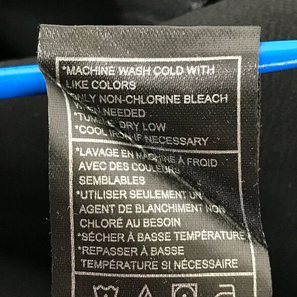 NEW Steve Madden Lucielle Satin Slip Dress Women's Large Black Handkerchief Hem - Picture 11 of 11